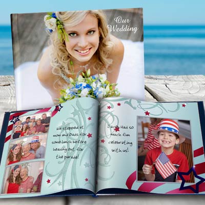 Tell your story with photos in a custom photo book and personalized album for your collection