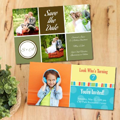 Personalize your own photo cards, announcements, wedding cards and Graduation cards with RitzPix