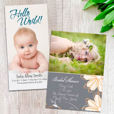 Personalize your own photo cards, announcements, wedding cards and Graduation cards with Bedfordpix